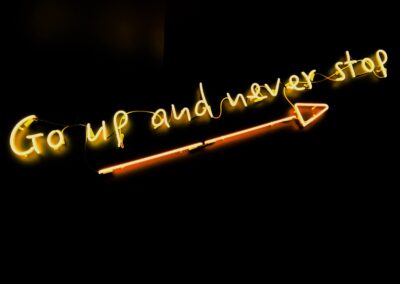 black background with yellow text overaly